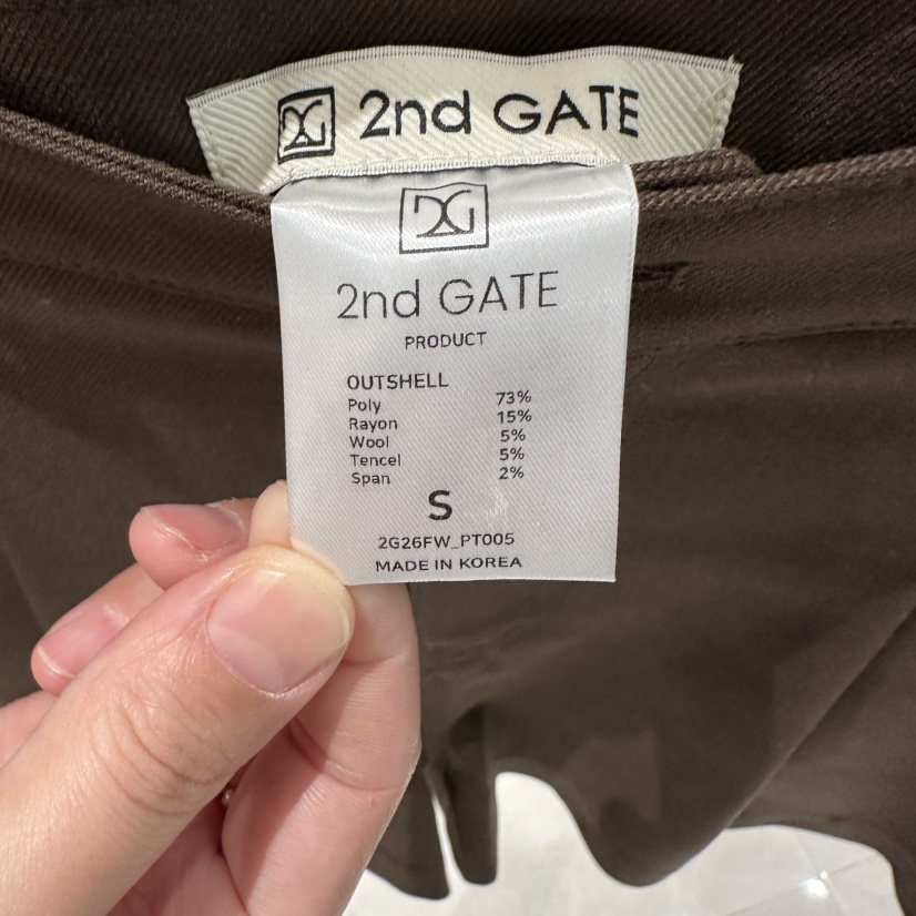 2ND GATE韓國直郵女裝新款人氣時尚休閑真品熱賣推薦短褲2ND GATE短褲