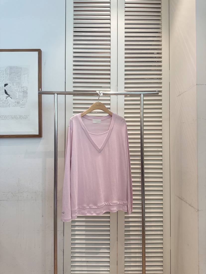 FAVE-L韓國代購女裝新品休閑熱賣推薦時尚真品人氣長袖T恤FAVE-L長袖T恤圖色2