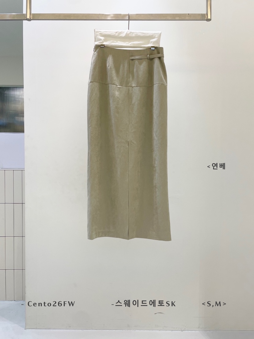 CENTO韓國直郵女士新款熱賣真品時尚人氣休閑推薦長裙麂皮絨CENTO長裙