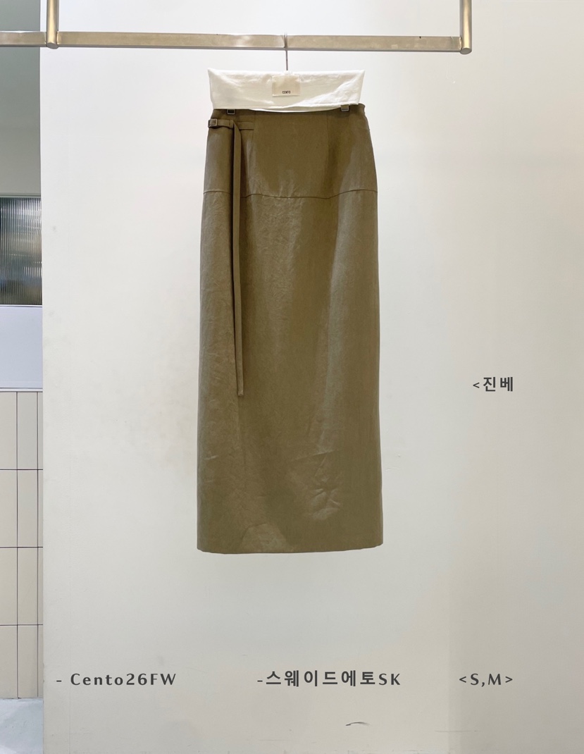 CENTO韓國直郵女士新款熱賣真品時尚人氣休閑推薦長裙麂皮絨CENTO長裙圖色2