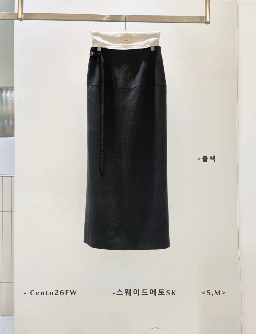 CENTO韓國直郵女士新款熱賣真品時尚人氣休閑推薦長裙麂皮絨CENTO長裙圖色4