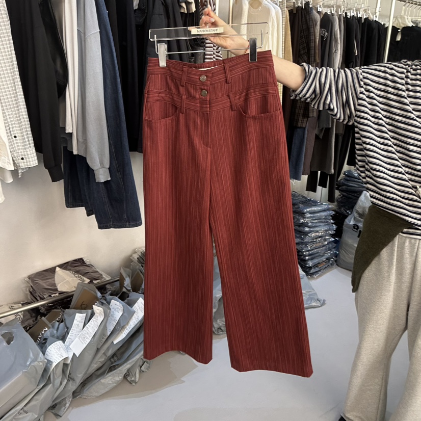 DOUBLE STANDARD/LE SMOKING/MAISONSTAFF東大門直郵女裝新品推薦休閑褲MAISONSTAFF休閑褲圖色2