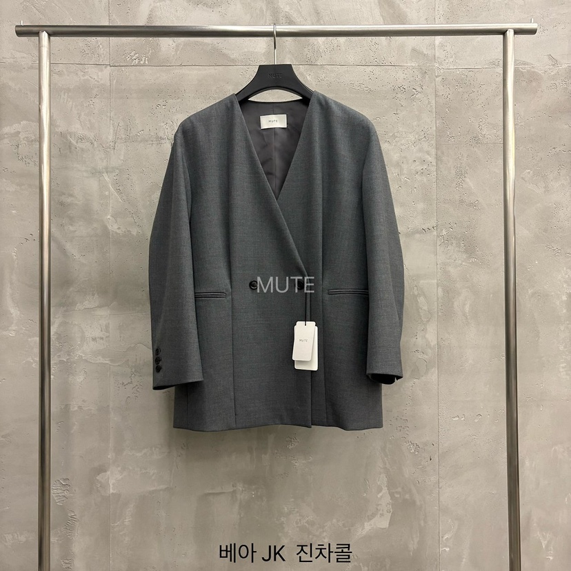 MUTE-P韓國代購女士新品人氣熱賣真品休閑時尚推薦夾克MUTE夾克圖色1