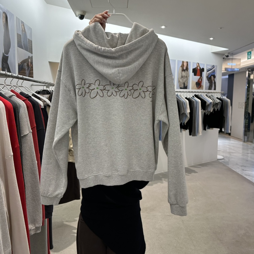 MARAN-P韓國代購女裝新品休閑人氣真品熱賣衛衣連帽衫花朵MARAN衛衣
