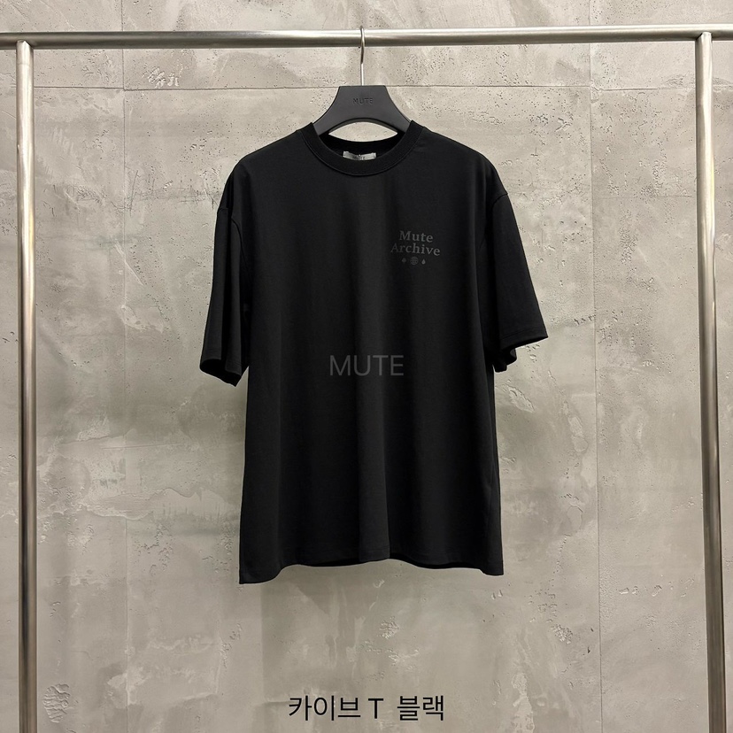 MUTE-P東大門實拍女裝新款時尚休閑熱賣推薦真品人氣T恤MUTET恤圖色6黑色