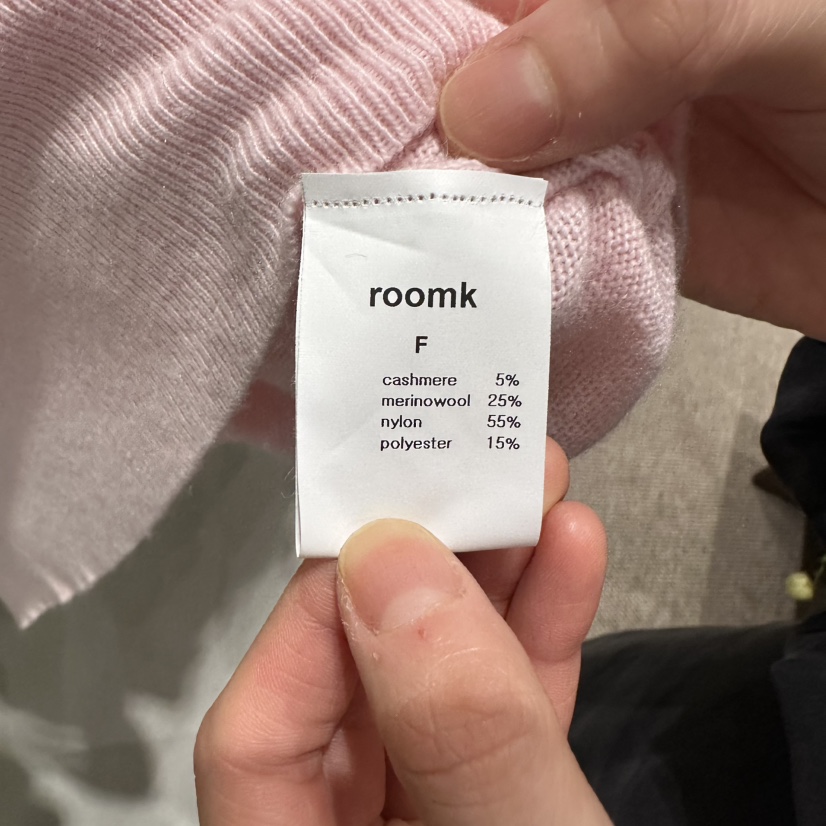 ROOM K-P東大門代購女士新品真品熱賣推薦針織衫不對稱ROOM K-P針織衫