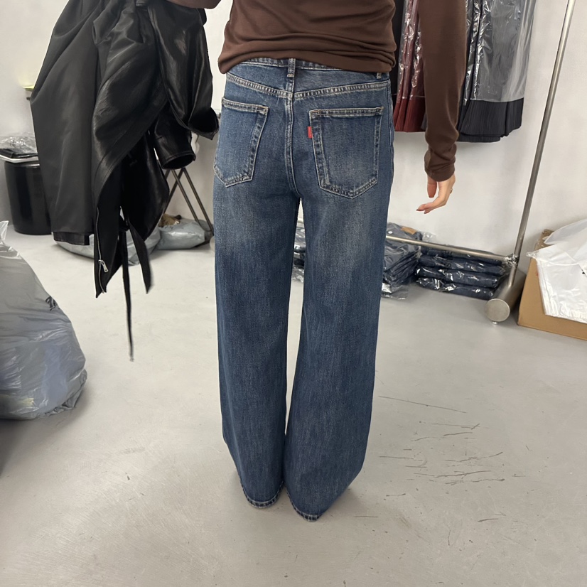 DOUBLE STANDARD/LE SMOKING/MAISONSTAFF韓國直郵女裝新品休閑牛仔褲MAISONSTAFF牛仔褲