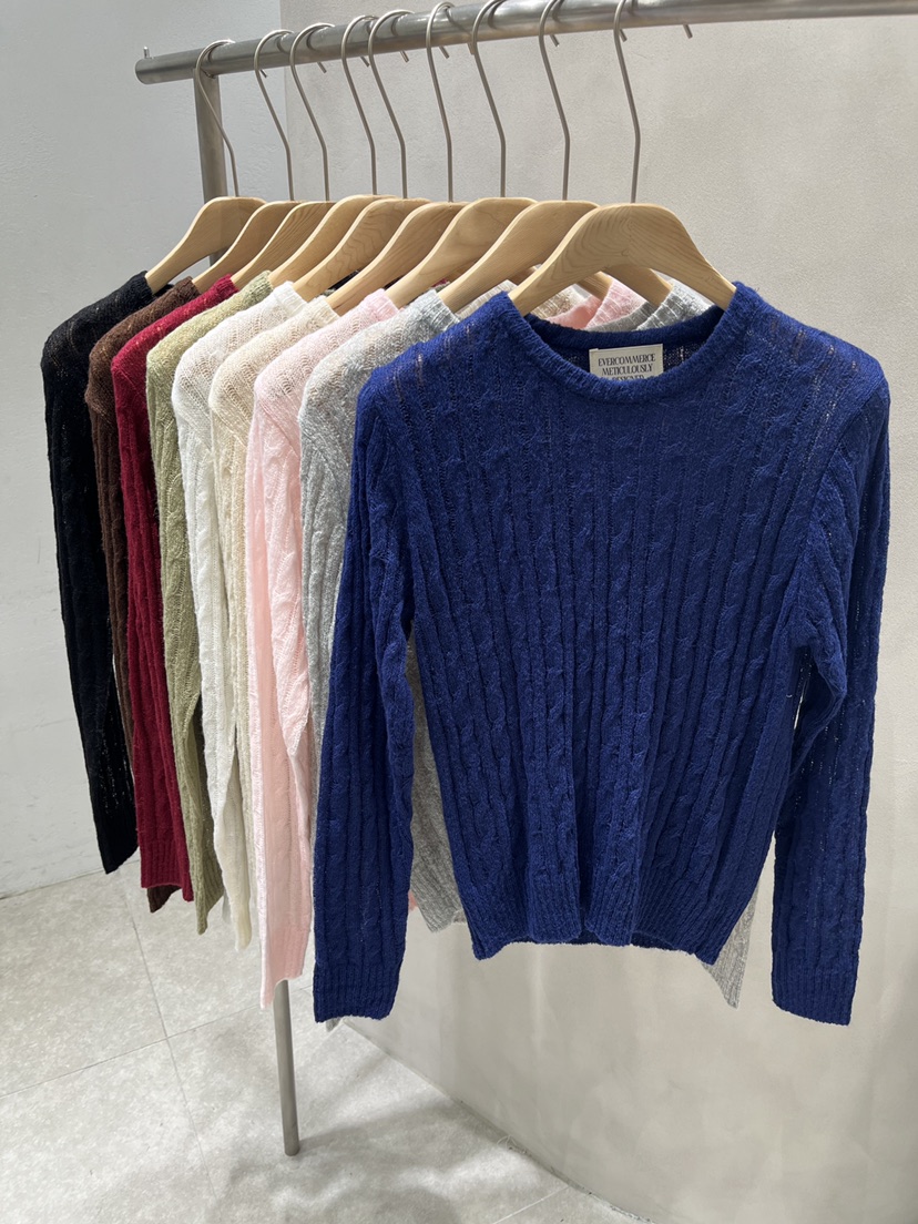 EVERCOMMERCE METICULOUSLY DESIGNED東大門代購女士新品推薦針織衫馬海毛EVERCOMMERCE METICULOUSLY DESIGNED針織衫
