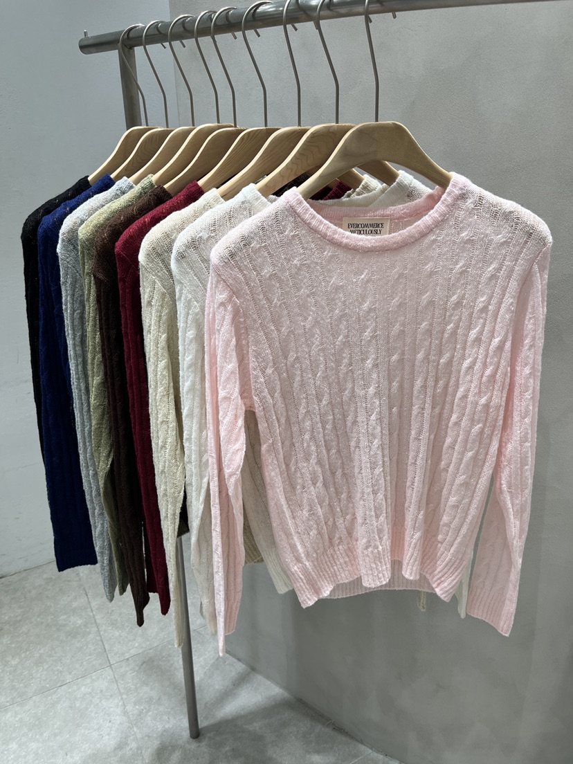 EVERCOMMERCE METICULOUSLY DESIGNED東大門代購女士新品推薦針織衫馬海毛EVERCOMMERCE METICULOUSLY DESIGNED針織衫