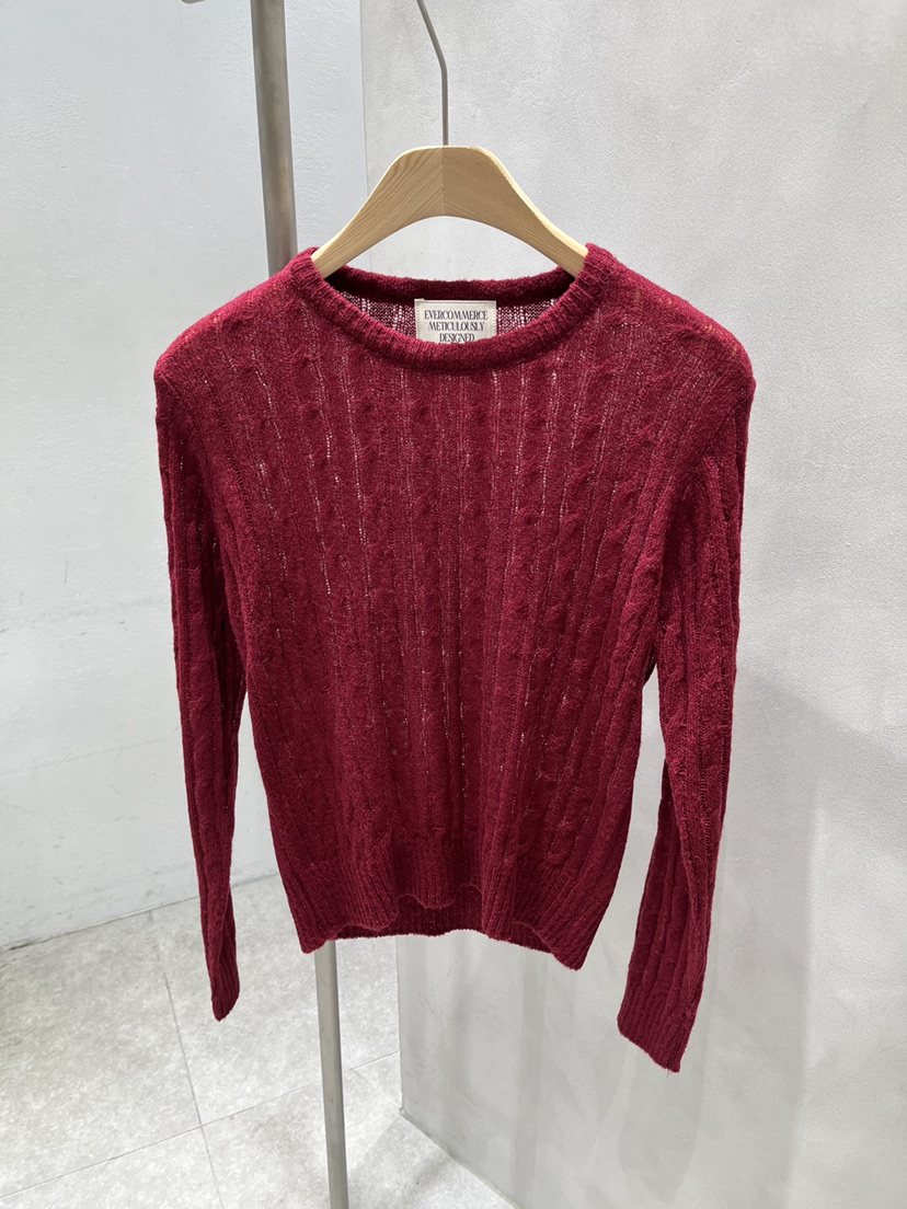 EVERCOMMERCE METICULOUSLY DESIGNED東大門代購女士新品推薦針織衫馬海毛EVERCOMMERCE METICULOUSLY DESIGNED針織衫圖色2