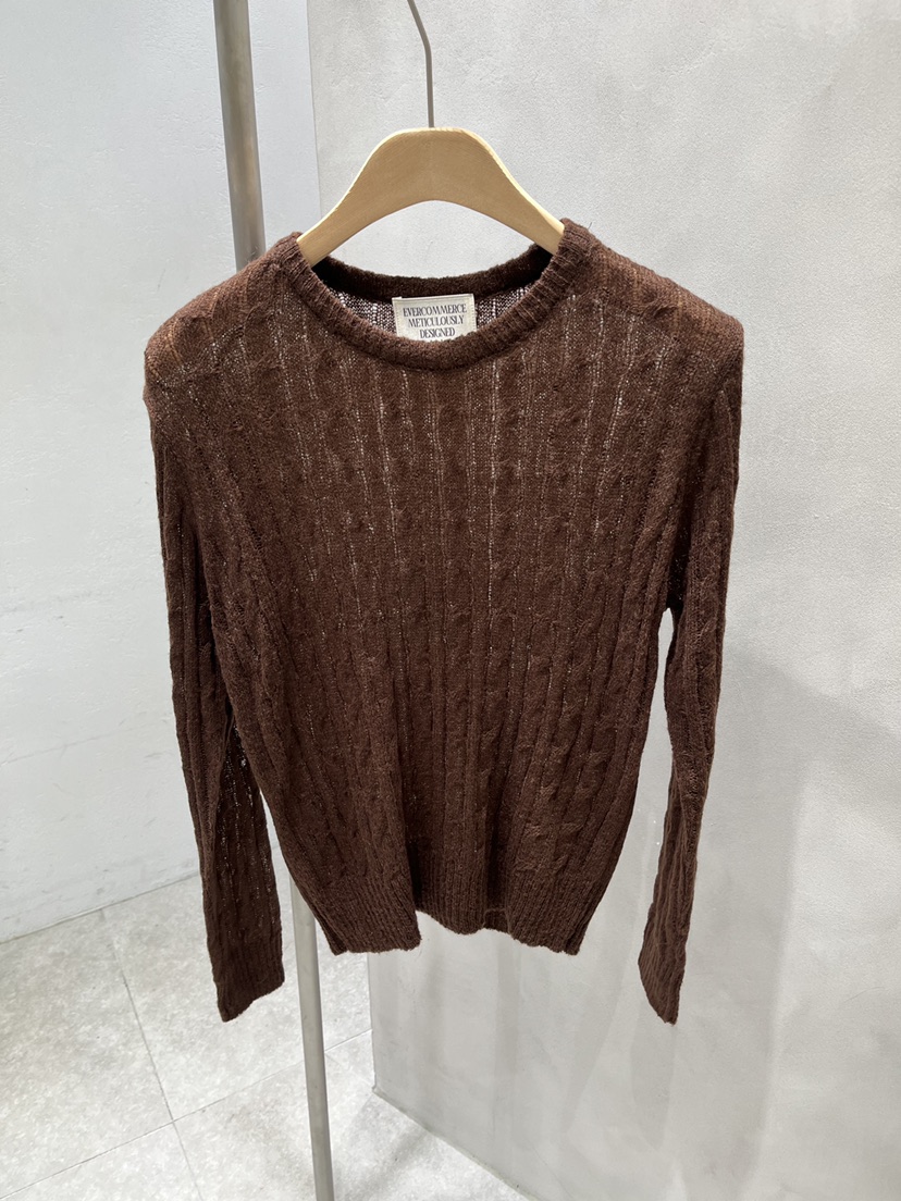 EVERCOMMERCE METICULOUSLY DESIGNED東大門代購女士新品推薦針織衫馬海毛EVERCOMMERCE METICULOUSLY DESIGNED針織衫圖色5