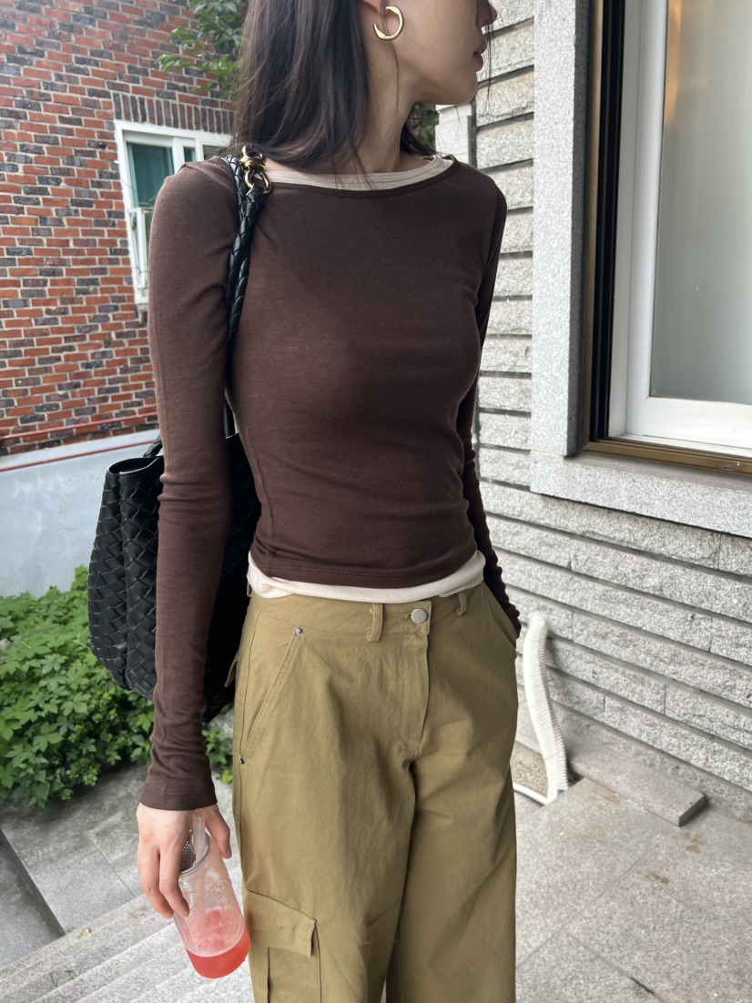 ME MO東大門代購女士新品人氣真品時尚休閑推薦熱賣長袖T恤ME MO長袖T恤