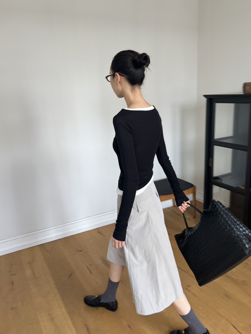 ME MO東大門代購女士新品人氣真品時尚休閑推薦熱賣長袖T恤ME MO長袖T恤
