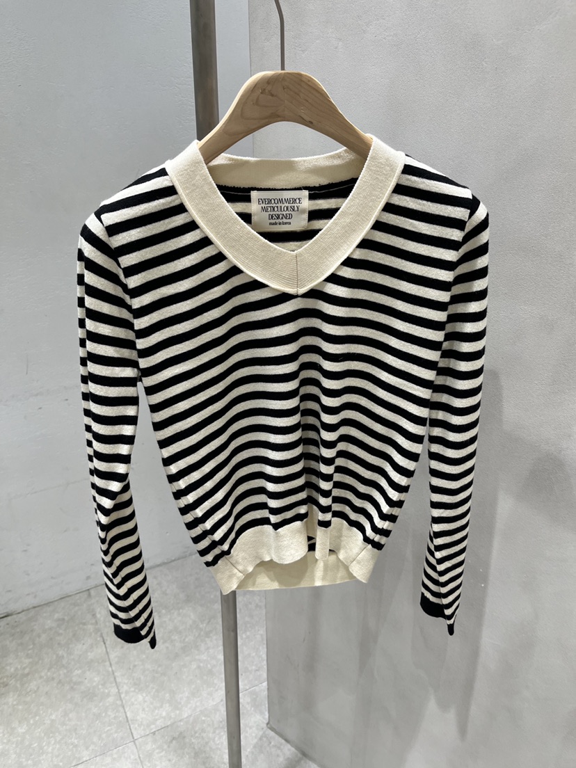EVERCOMMERCE METICULOUSLY DESIGNED韓國直郵女士新款熱賣針織衫EVERCOMMERCE METICULOUSLY DESIGNED針織衫圖色1