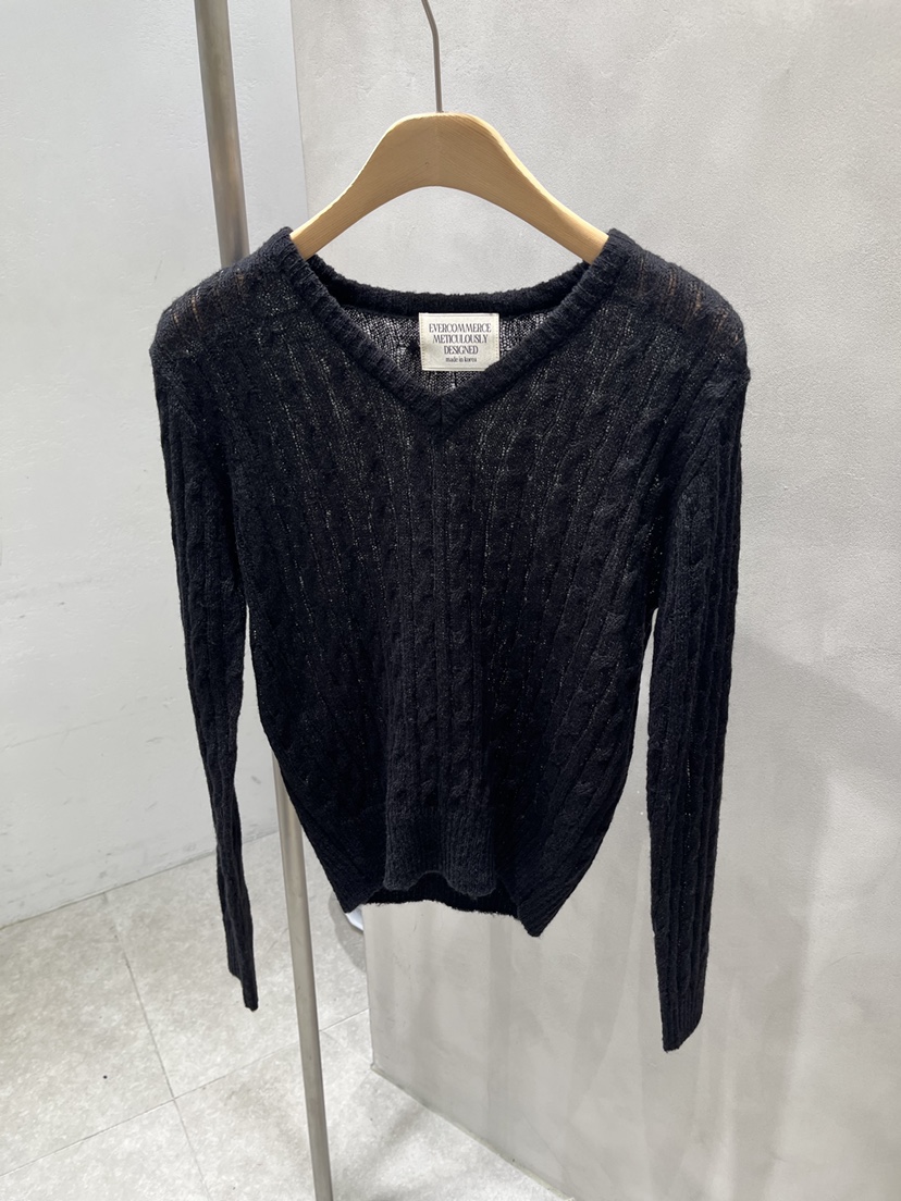 EVERCOMMERCE METICULOUSLY DESIGNED東大門實拍女裝新款休閑針織衫馬海毛EVERCOMMERCE METICULOUSLY DESIGNED針織衫圖色8