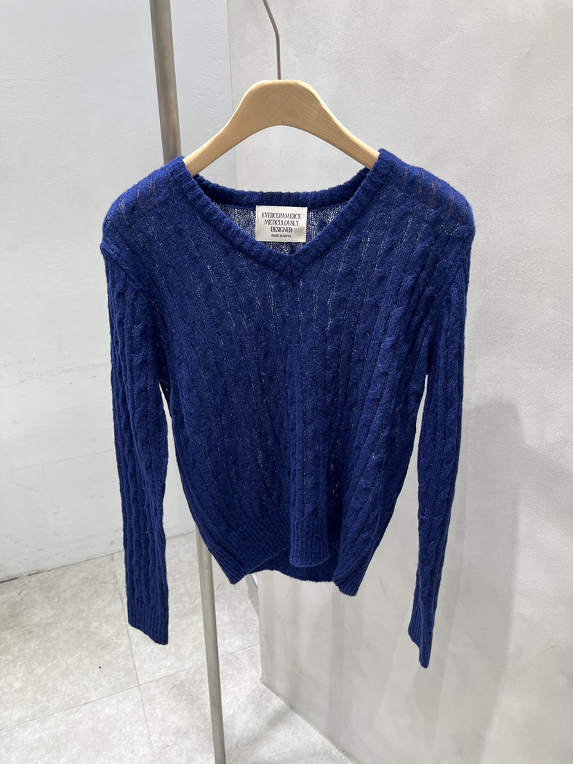 EVERCOMMERCE METICULOUSLY DESIGNED東大門實拍女裝新款休閑針織衫馬海毛EVERCOMMERCE METICULOUSLY DESIGNED針織衫圖色9