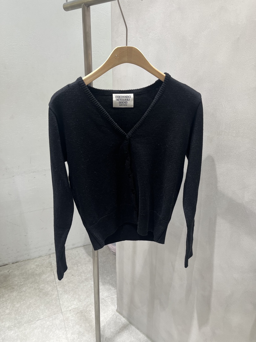 EVERCOMMERCE METICULOUSLY DESIGNED東大門代購女裝新款時尚針織衫棉質開衫經典EVERCOMMERCE METICULOUSLY DESIGNED針織衫圖色6