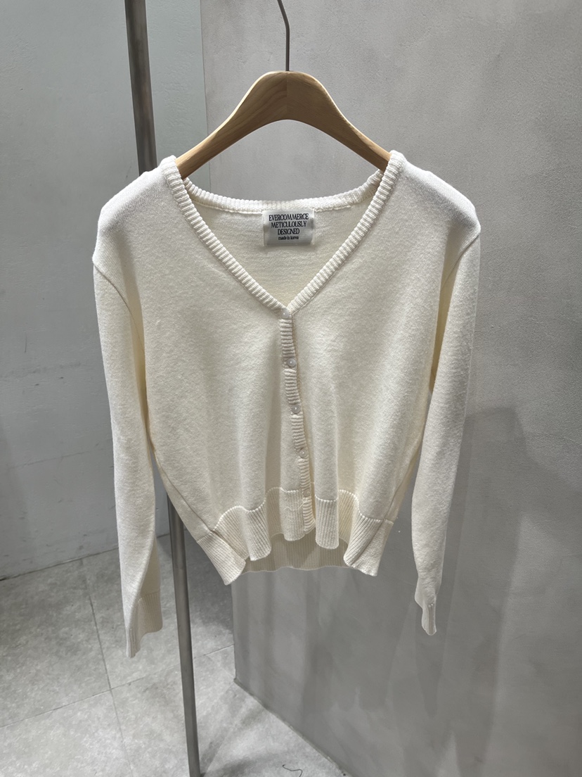 EVERCOMMERCE METICULOUSLY DESIGNED東大門代購女裝新款時尚針織衫棉質開衫經典EVERCOMMERCE METICULOUSLY DESIGNED針織衫圖色10