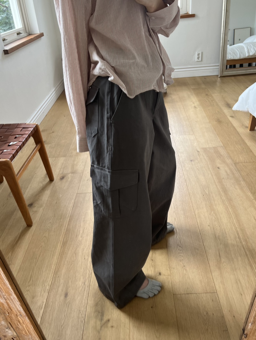 ME MO韓國直郵女裝新品時尚熱賣人氣休閑推薦休閑褲工裝ME MO休閑褲
