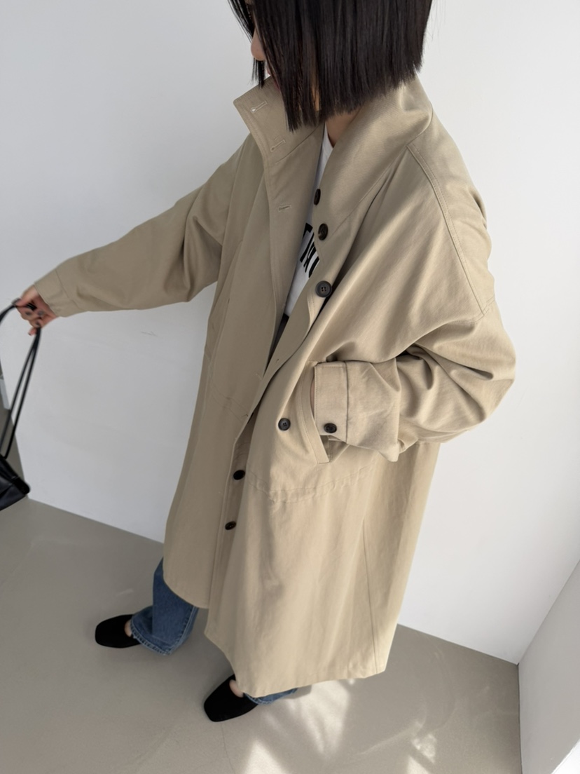 BAROQUE韓國代購女裝新品真品時尚推薦休閑熱賣人氣長款風衣BAROQUE長款風衣