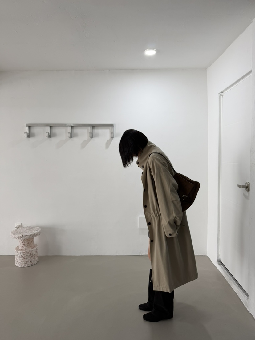BAROQUE韓國代購女裝新品真品時尚推薦休閑熱賣人氣長款風衣BAROQUE長款風衣