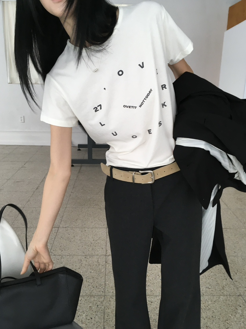 OVERK東大門實拍女裝新款真品人氣時尚休閑推薦熱賣T恤OVERKT恤