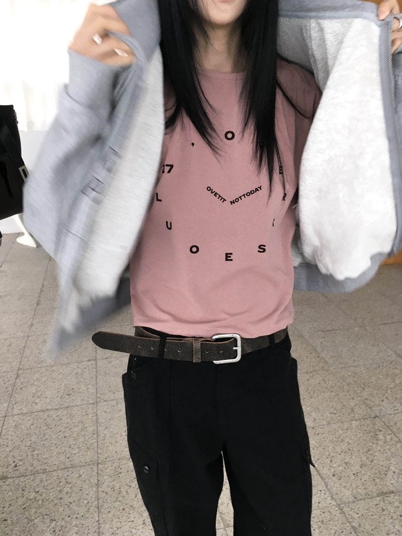 OVERK東大門實拍女裝新款真品人氣時尚休閑推薦熱賣T恤OVERKT恤