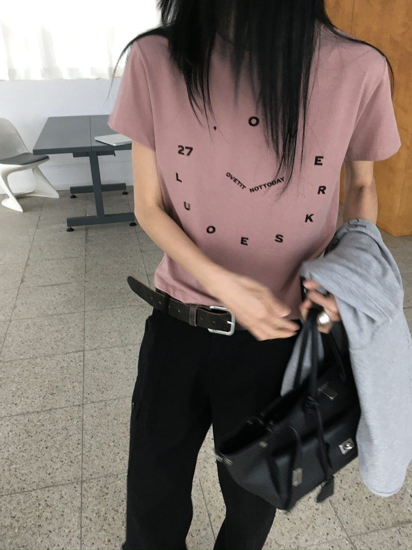 OVERK東大門實拍女裝新款真品人氣時尚休閑推薦熱賣T恤OVERKT恤