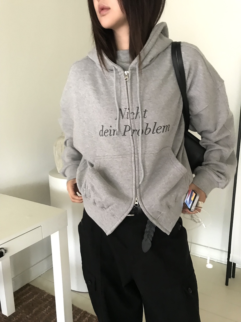 OVERK東大門直郵女裝新品真品熱賣時尚休閑推薦衛衣連帽衫OVERK衛衣圖色2