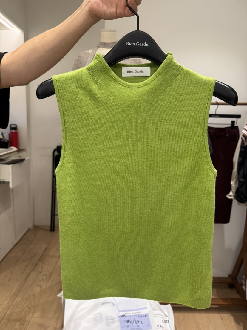 BIEN GARDER東大門代購女士新款時尚真品吊帶背心高領無袖BIEN GARDER吊帶/背心圖色4