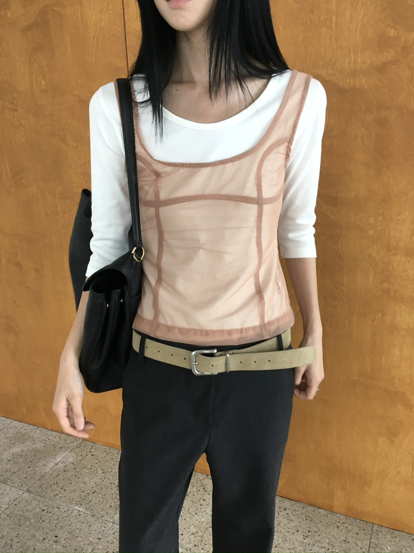 OVERK東大門直郵女裝新品真品人氣推薦熱賣休閑時尚吊帶背心OVERK吊帶/背心圖色3