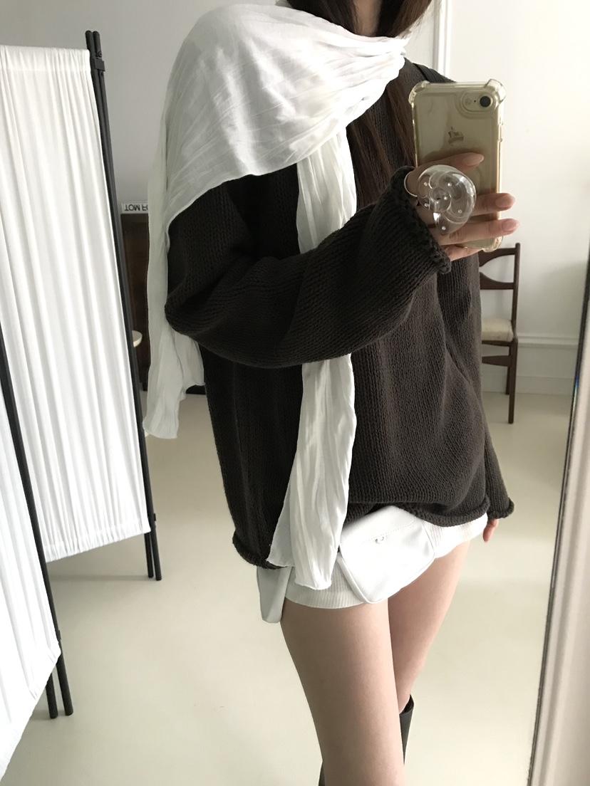 OVERK東大門實拍女裝新品時尚休閑人氣推薦真品圍巾披肩圍巾OVERK圍巾/披肩