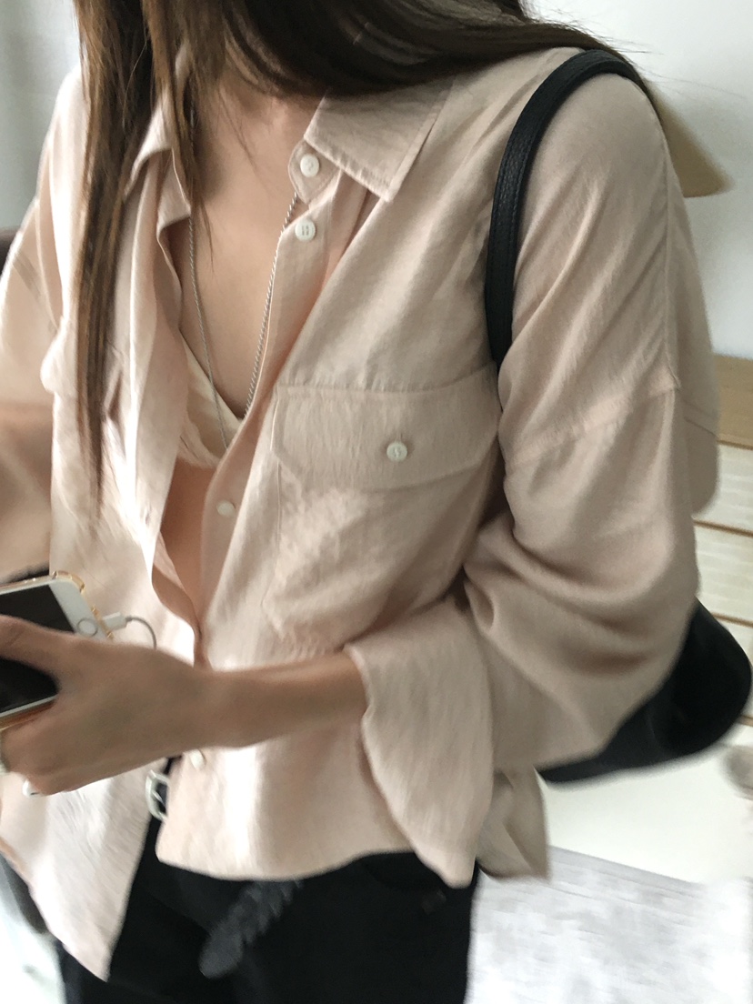 OVERK韓國代購女士新款推薦休閑熱賣人氣真品時尚襯衫蕾絲衫OVERK襯衫/蕾絲衫