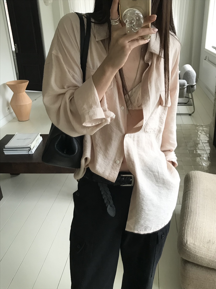 OVERK韓國代購女士新款推薦休閑熱賣人氣真品時尚襯衫蕾絲衫OVERK襯衫/蕾絲衫