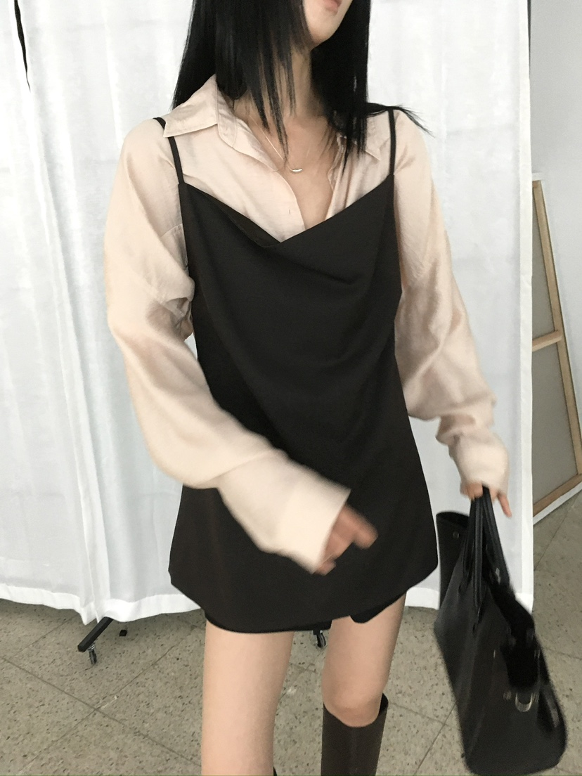 OVERK韓國代購女士新款推薦休閑熱賣人氣真品時尚襯衫蕾絲衫OVERK襯衫/蕾絲衫