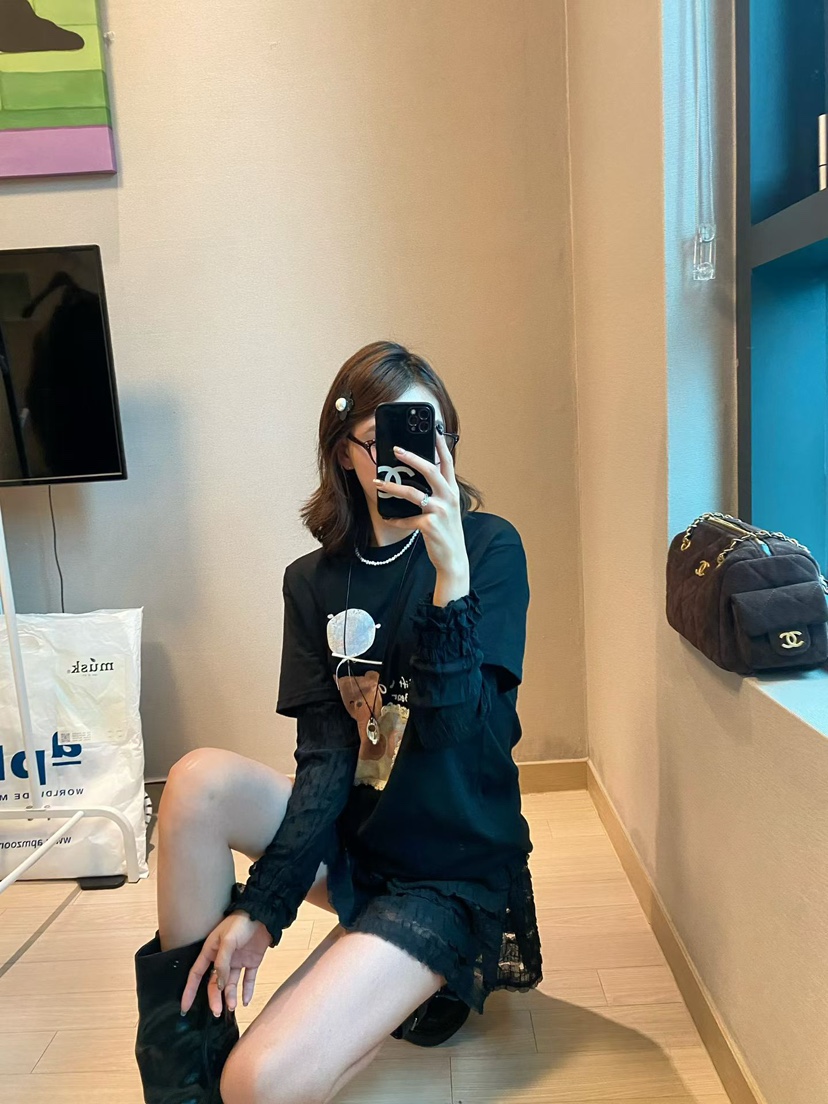 BE&amp;BE東大門實拍女裝新品真品推薦人氣休閑熱賣長袖T恤BE&amp;BE長袖T恤