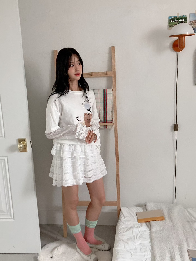 BE&amp;BE東大門實拍女裝新品真品推薦人氣休閑熱賣長袖T恤BE&amp;BE長袖T恤