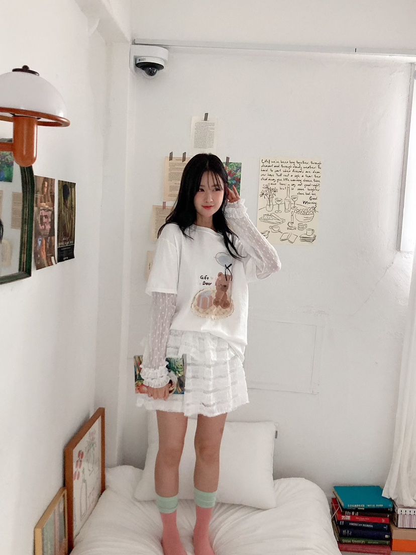 BE&amp;BE東大門實拍女裝新品真品推薦人氣休閑熱賣長袖T恤BE&amp;BE長袖T恤