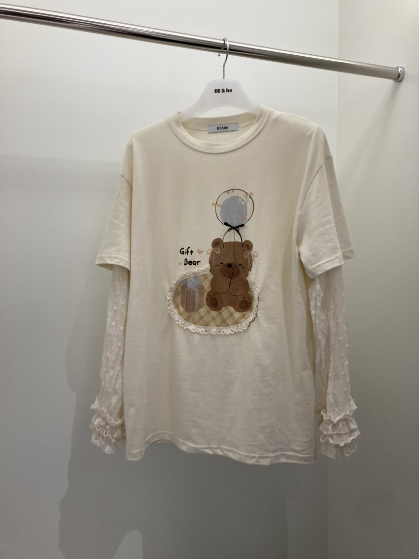 BE&amp;BE東大門實拍女裝新品真品推薦人氣休閑熱賣長袖T恤BE&amp;BE長袖T恤圖色3