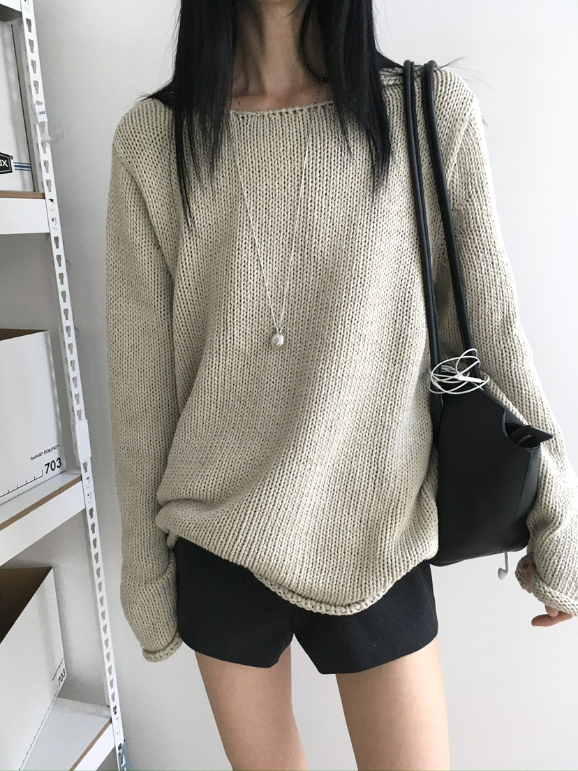 OVERK東大門實拍女裝新品時尚休閑熱賣真品人氣推薦針織衫棉OVERK針織衫