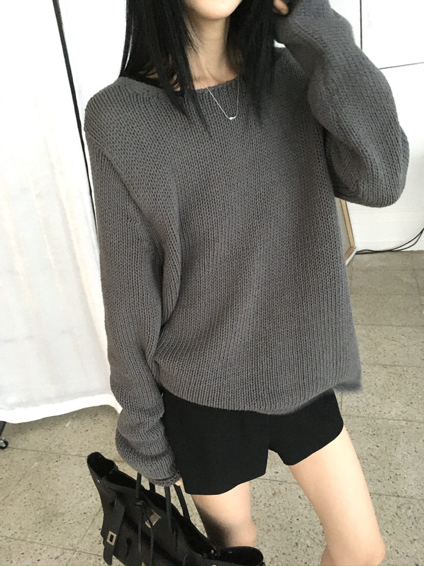 OVERK東大門實拍女裝新品時尚休閑熱賣真品人氣推薦針織衫棉OVERK針織衫