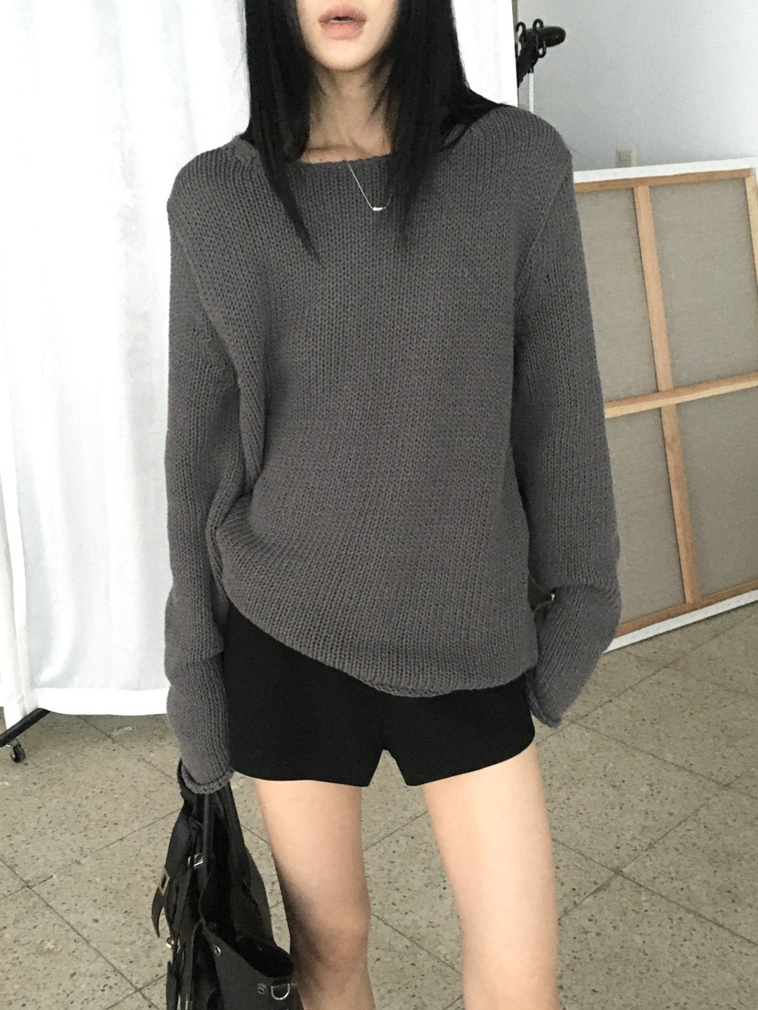 OVERK東大門實拍女裝新品時尚休閑熱賣真品人氣推薦針織衫棉OVERK針織衫圖色4
