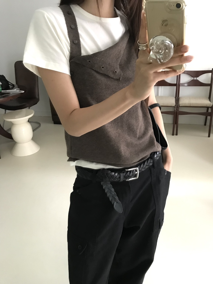OVERK東大門直郵女士新品真品熱賣時尚人氣休閑針織衫不對稱OVERK針織衫