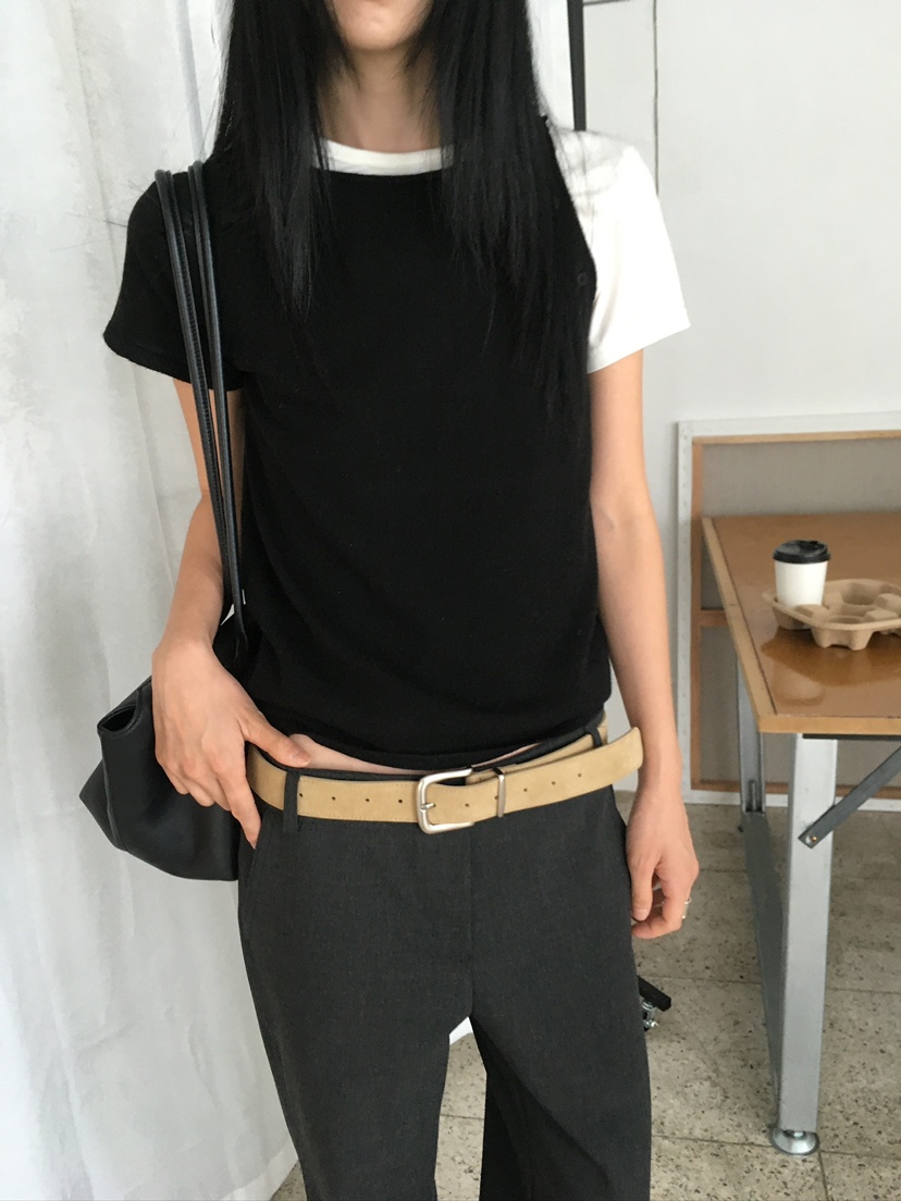 OVERK東大門直郵女士新品真品熱賣時尚人氣休閑針織衫不對稱OVERK針織衫