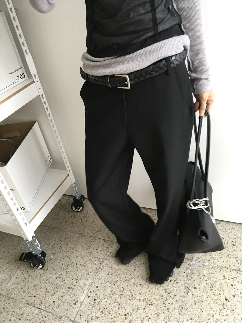 OVERK東大門代購女裝新款休閑推薦熱賣時尚休閑褲不含腰帶OVERK休閑褲