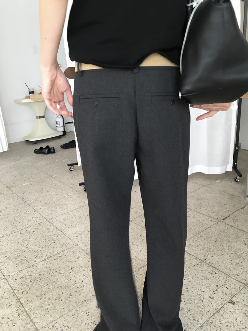 OVERK東大門代購女裝新款休閑推薦熱賣時尚休閑褲不含腰帶OVERK休閑褲