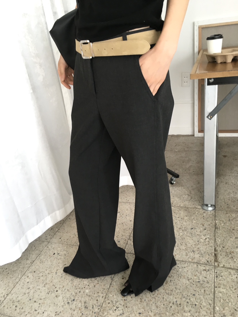 OVERK東大門代購女裝新款休閑推薦熱賣時尚休閑褲不含腰帶OVERK休閑褲