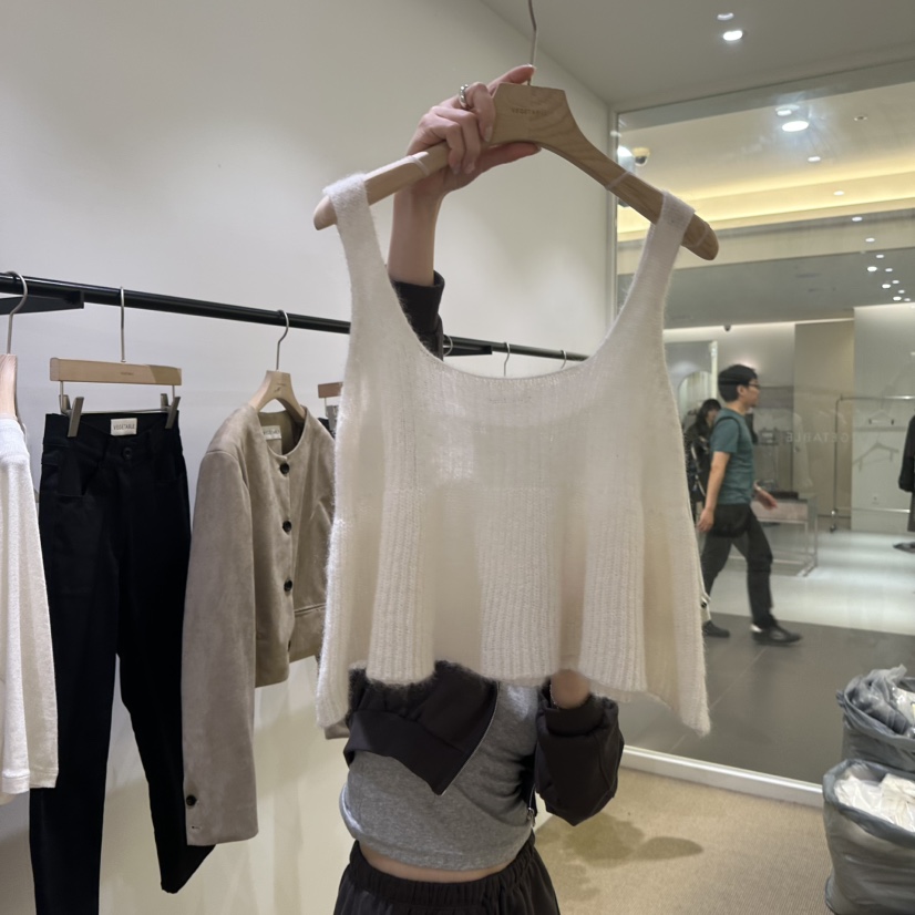 VEGETABLE韓國直郵女裝新品真品人氣時尚推薦吊帶背心無袖VEGETABLE吊帶/背心圖色1