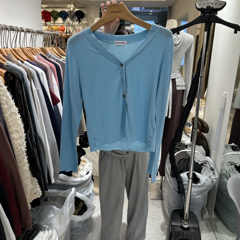 OASISSEOUL韓國代購女裝新品熱賣休閑真品時尚推薦長袖T恤OASISSEOUL長袖T恤圖色2