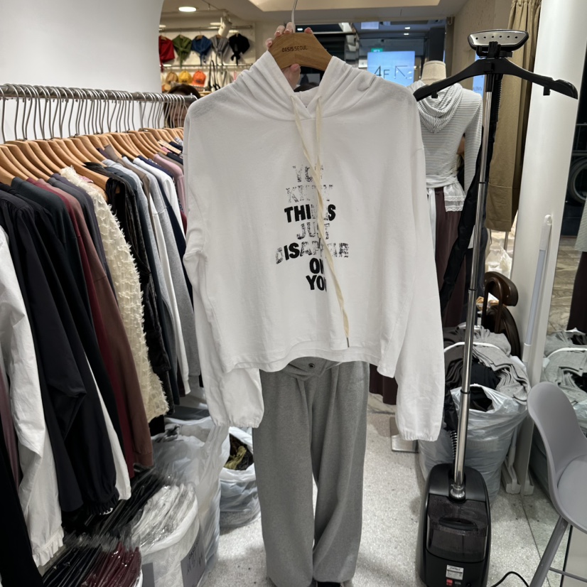 OASISSEOUL韓國直郵女裝新品時尚真品推薦人氣衛衣連帽衫OASISSEOUL衛衣圖色1